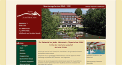 Desktop Screenshot of hotel-zum-hirschen-lam.de