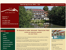 Tablet Screenshot of hotel-zum-hirschen-lam.de